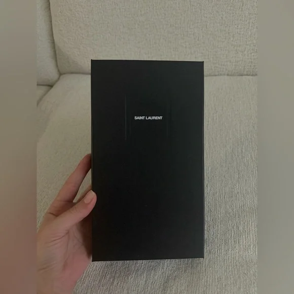 Saint Laurent Classic Black Pouch- Authentic - Picture 8 of 10